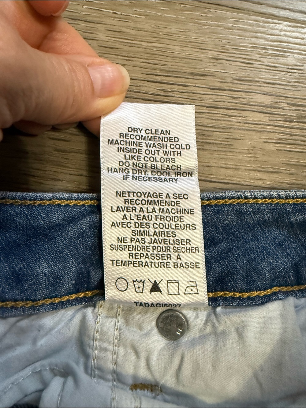 Joe's Jeans Blue Distressed Denim Mini Skirt - Picture 5 of 7